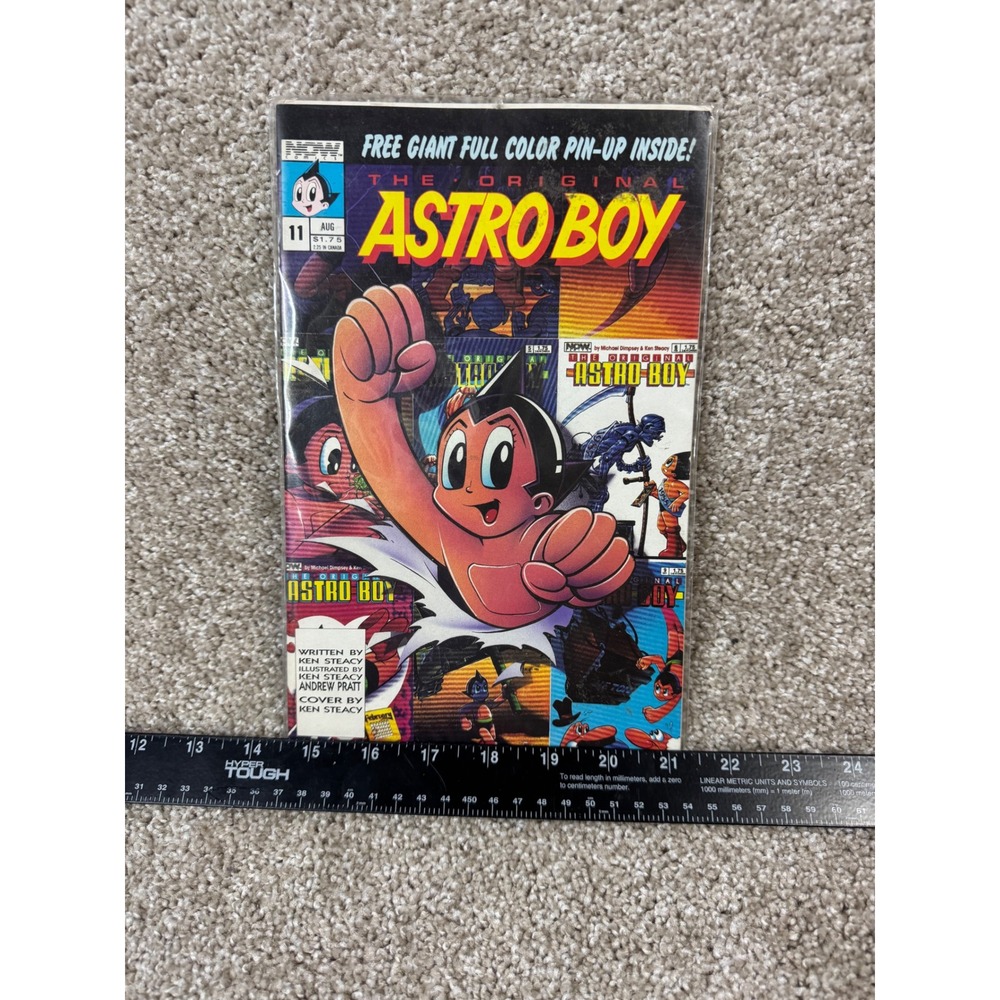 The Original Astro Boy 11 NOW Comics August 1988 Ken Steacy Cover Pin-Up